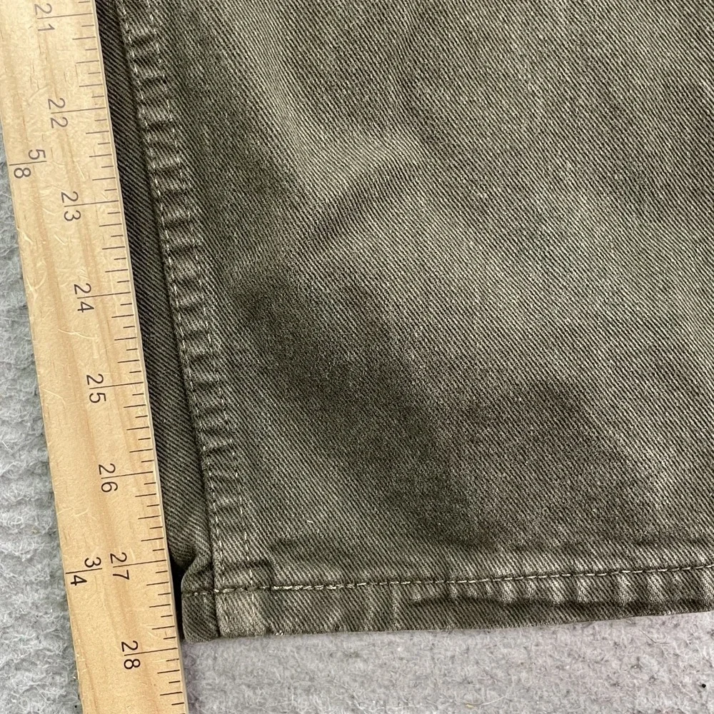 Vintage Levi's 560 Jeans 29x28* Army Green Loose Baggy‎ Taper Retro 90s Made USA